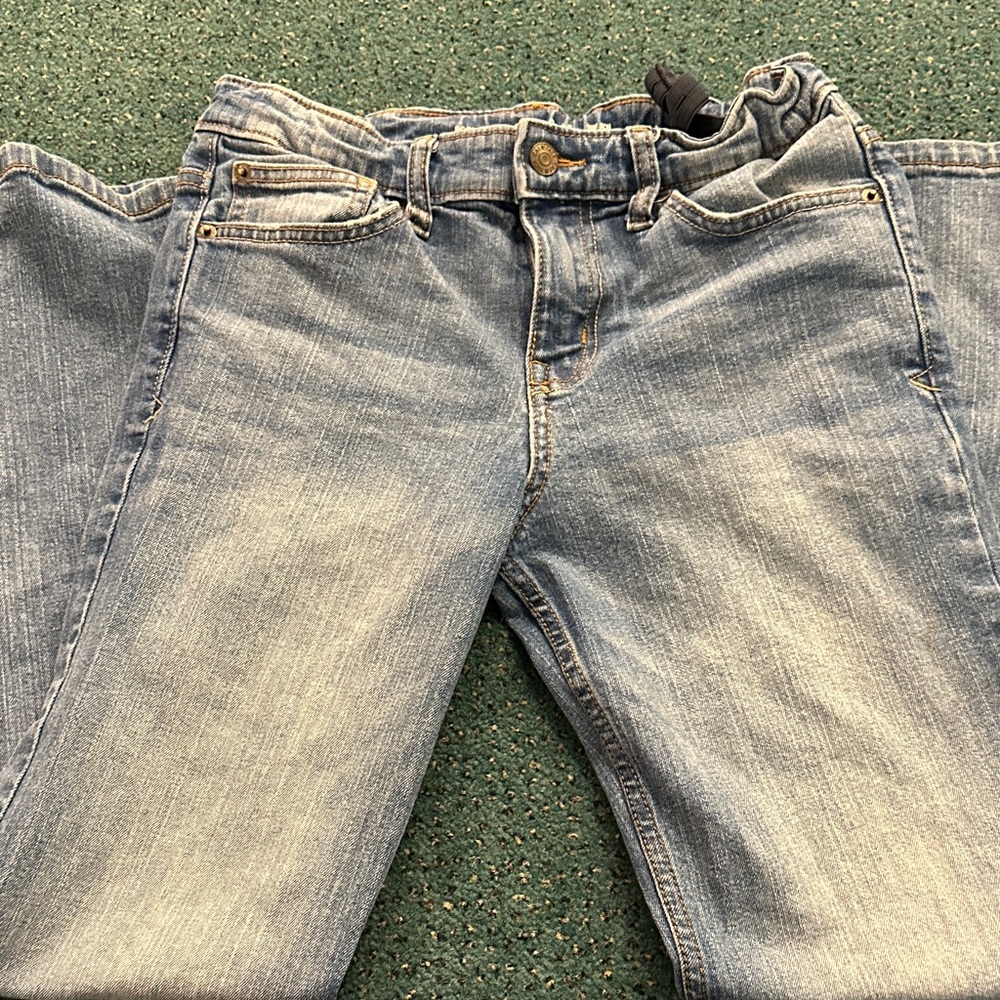 Girls Cat & Jack  Jeans 14 Stretch Bootcut Adjustable Waist